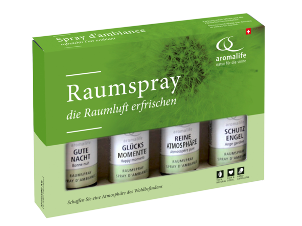 AROMALIFE Raumspray Geschenkset 4 x 30 ml – Aromalife