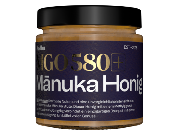 MADHU HONEY Manuka Honig MGO580 500 g