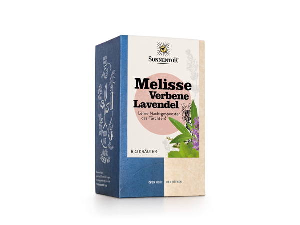 SONNENTOR Melisse Verbene Lavendel Tee Beutel 18 Stk - BIO