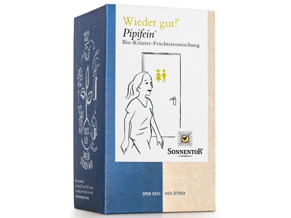 SONNENTOR Wieder gut! Pipifein Tee Beutel 18 Stk - BIO