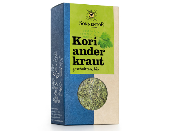 SONNENTOR Korianderkraut geschnitten 15 g - BIO